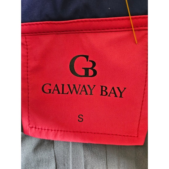 Galway Bay Mens Hawthorn II/Corrib Jacket Men's Small Navy Red Golf Excellent - Picture 4 of 11
